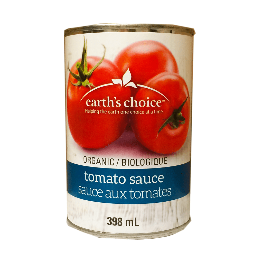 EARTH'S CHOICE Épicerie Sauce aux tomates bio 398ml