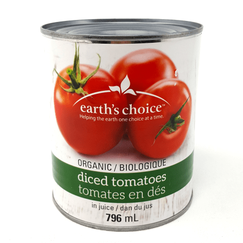 EARTH'S CHOICE Épicerie Tomates en dés bio 796ml