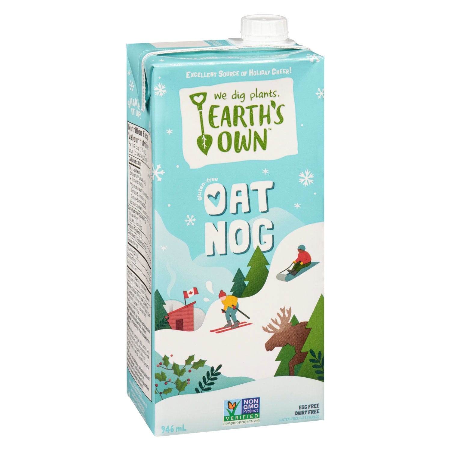 EARTH'S OWN Épicerie Boisson nog à l'avoine 946ml