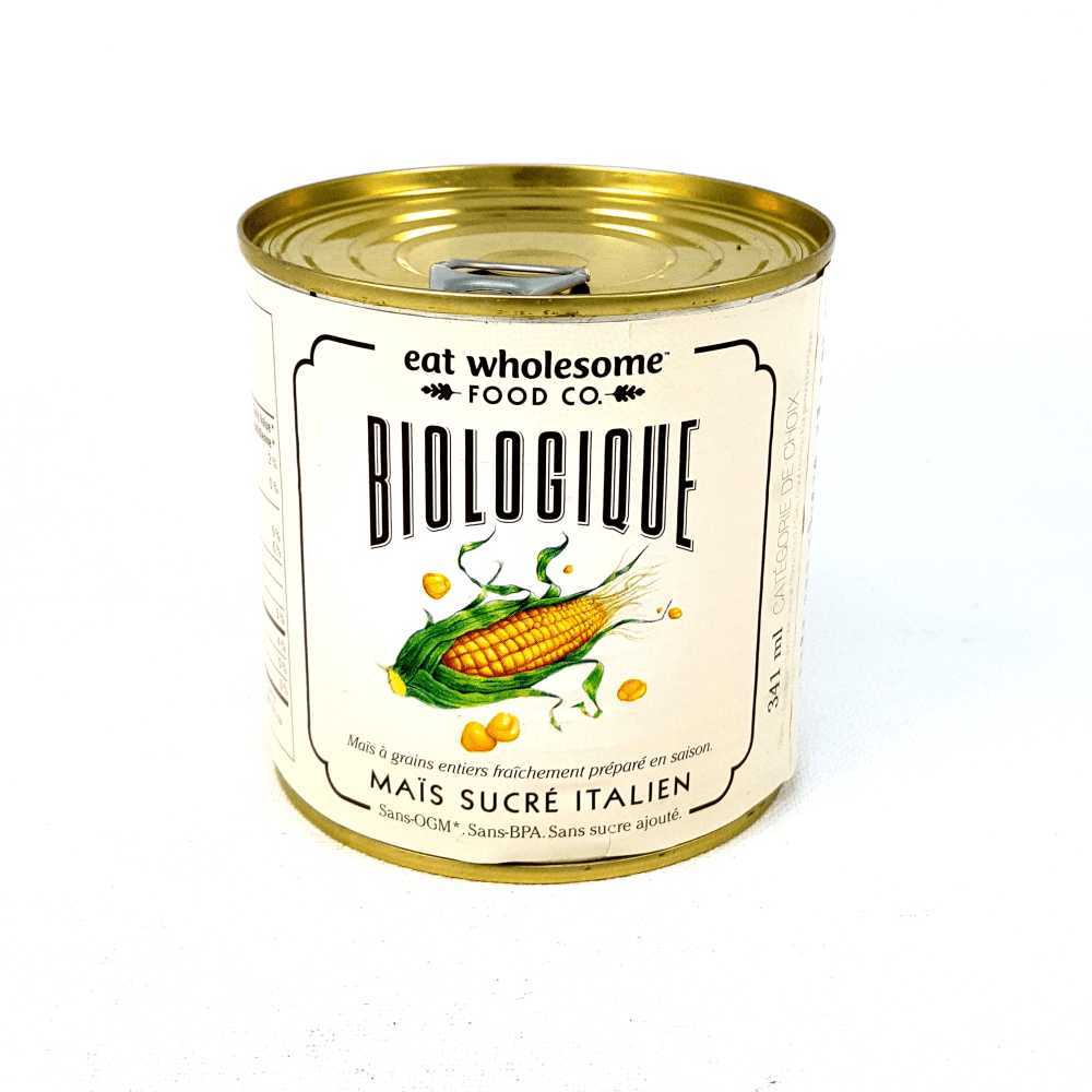EAT WHOLESOME Épicerie Maïs sucré italien bio 341ml