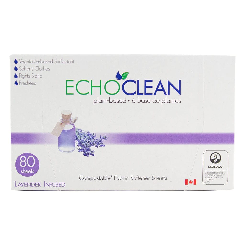 ECHOCLEAN Épicerie Feuilles assouplissantes lavande 80 unités