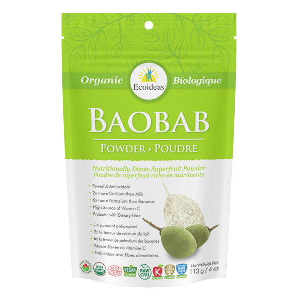 ECOIDEAS Épicerie Baobab en poudre bio 113g