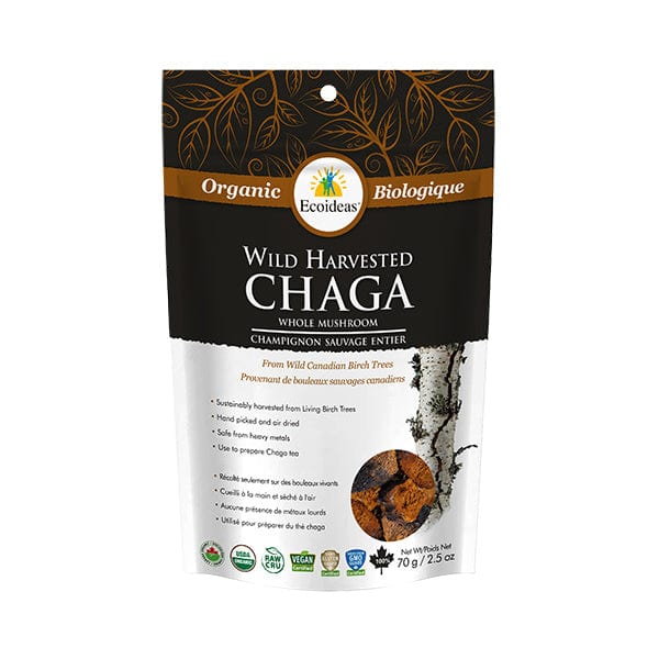 ECOIDEAS Épicerie Chaga bio 70g