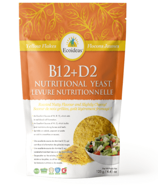 ECOIDEAS Épicerie Levure nutritionnelle B12+D2 125g