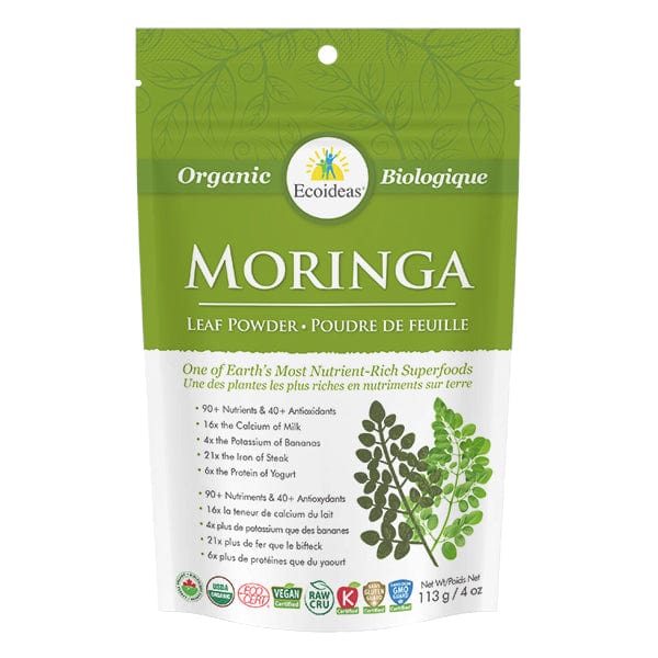 ECOIDEAS Épicerie Moringa en poudre bio 113g