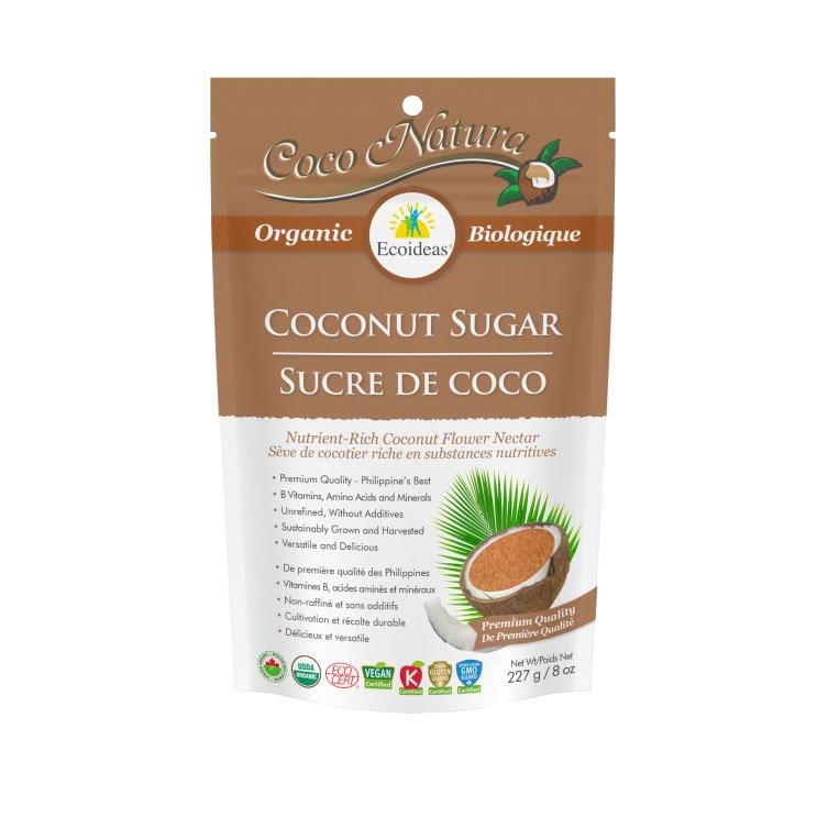 ECOIDEAS Épicerie Sucre de coco bio 227g