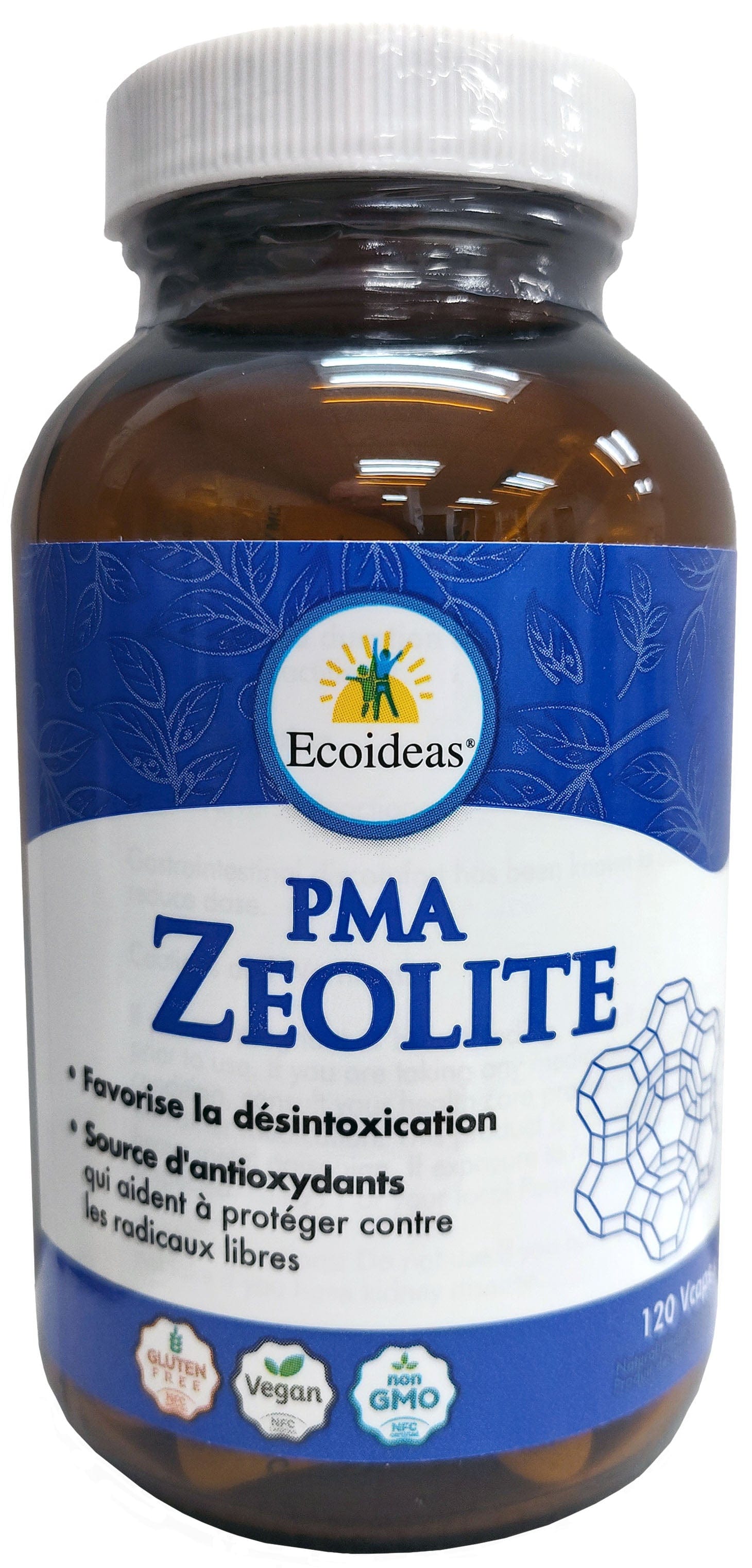 ECOIDEAS Suppléments PMA zeolite 120vcaps