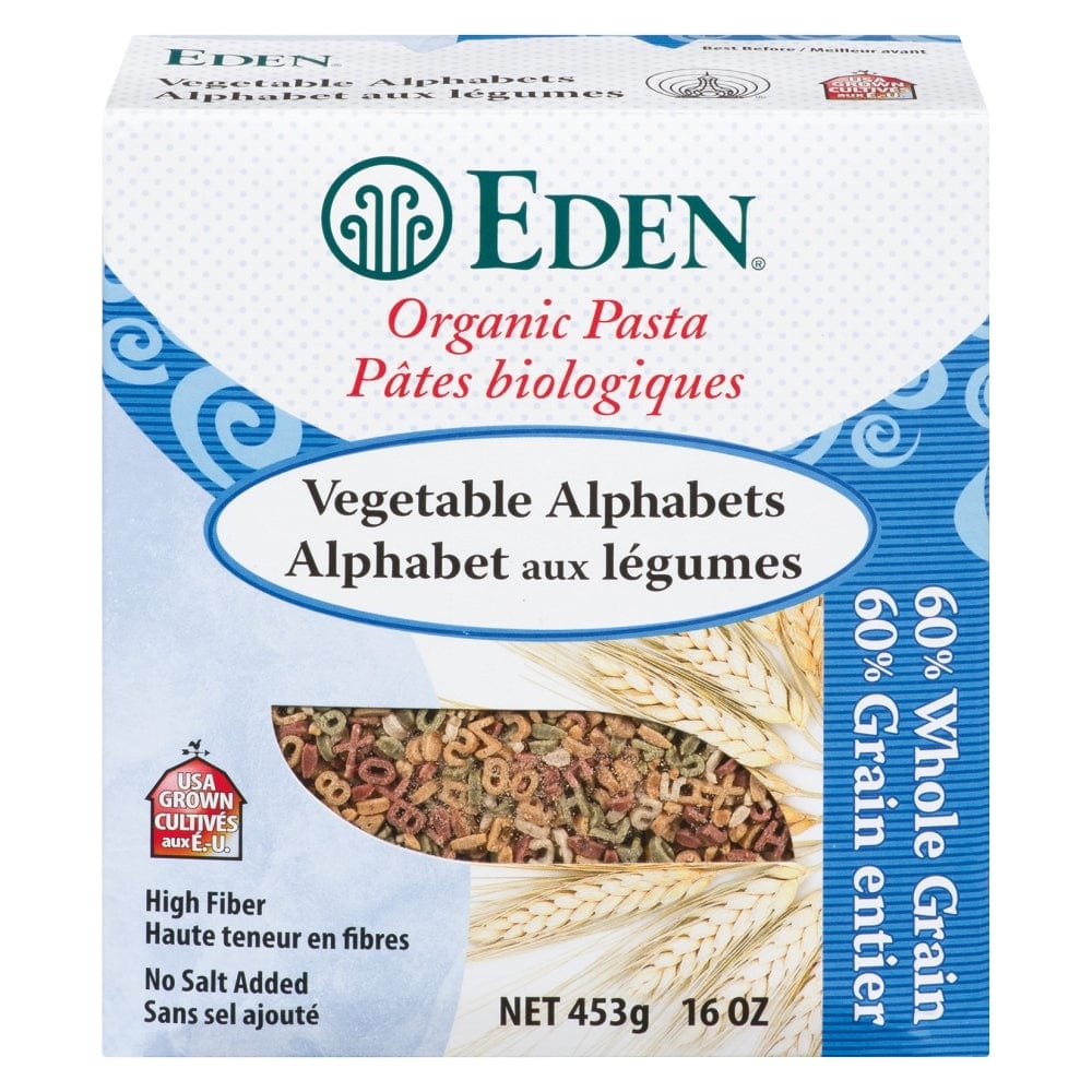 EDEN ORGANIC Épicerie Alphabet aux légumes 453g