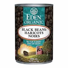 EDEN ORGANIC Épicerie Fèves noires 398ml