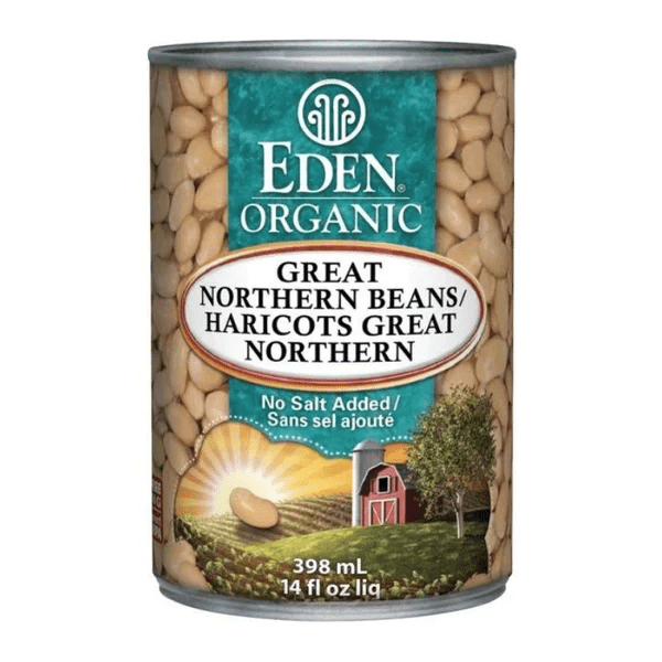 EDEN ORGANIC Épicerie Haricots great northern bio 398ml