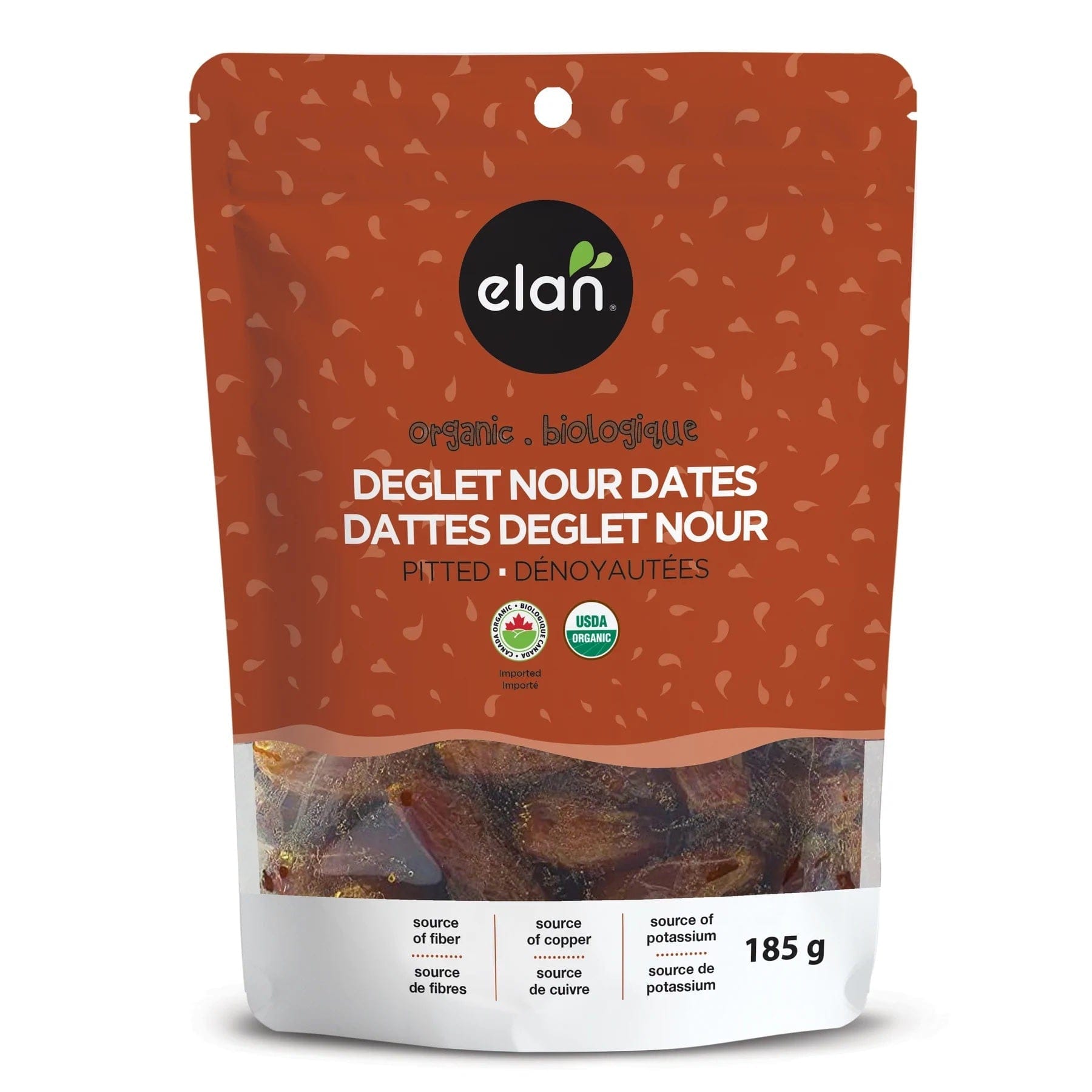 ELAN Épicerie Dattes dénoyautées 185g