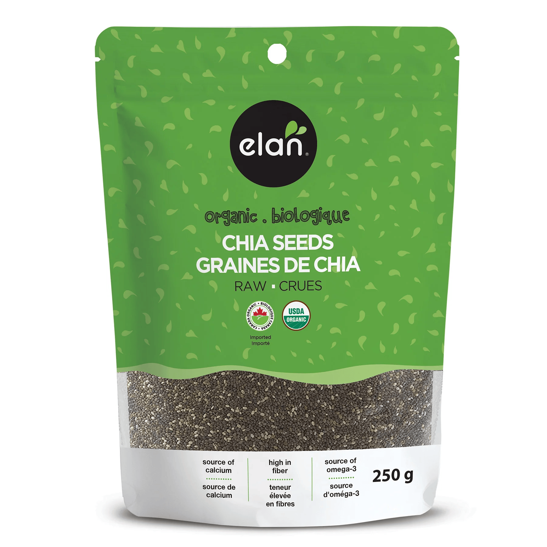 ELAN Épicerie Graines de chia crues noires bio 250g
