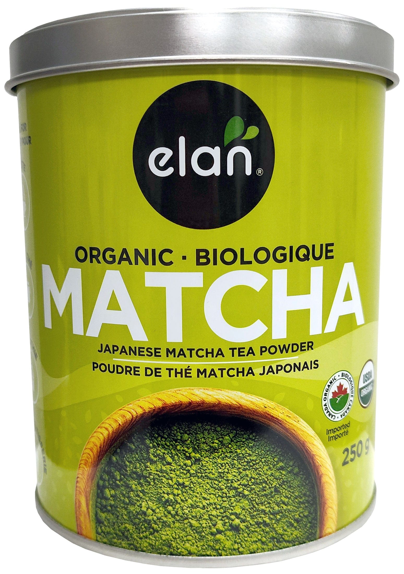 ELAN Épicerie Poudre de thé vert matcha japonais bio  250g