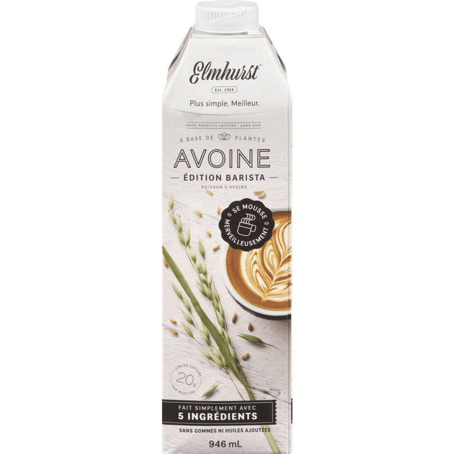 ELMHURST Épicerie Boisson d'amande édition barista 946ml
