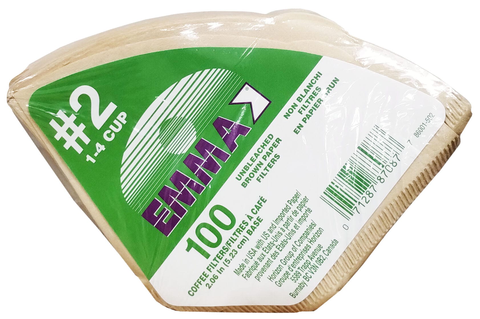 EMMA Épicerie Filtre à café #2 100 unités