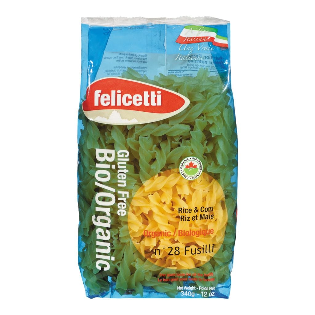 FELICETTI Épicerie Fusilli riz maïs sans gluten bio 340g