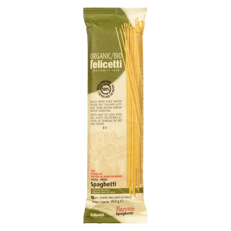 FELICETTI Épicerie Spaghetti blé bio 454g