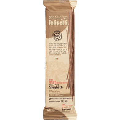 FELICETTI Épicerie Spaghetti épeautre bio 340g