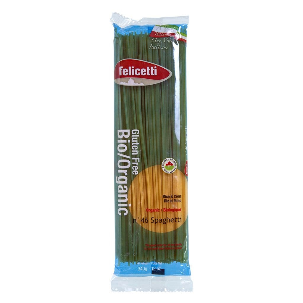 FELICETTI Épicerie Spaghetti riz et maïs bio 340g