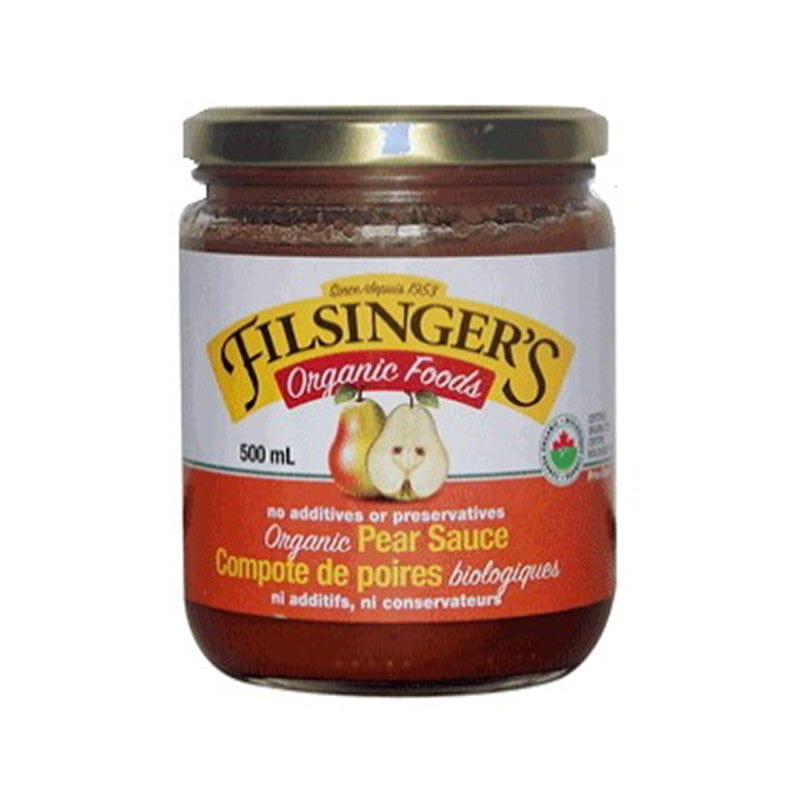 FILSINGERS Épicerie Compote de poires bio 500ml