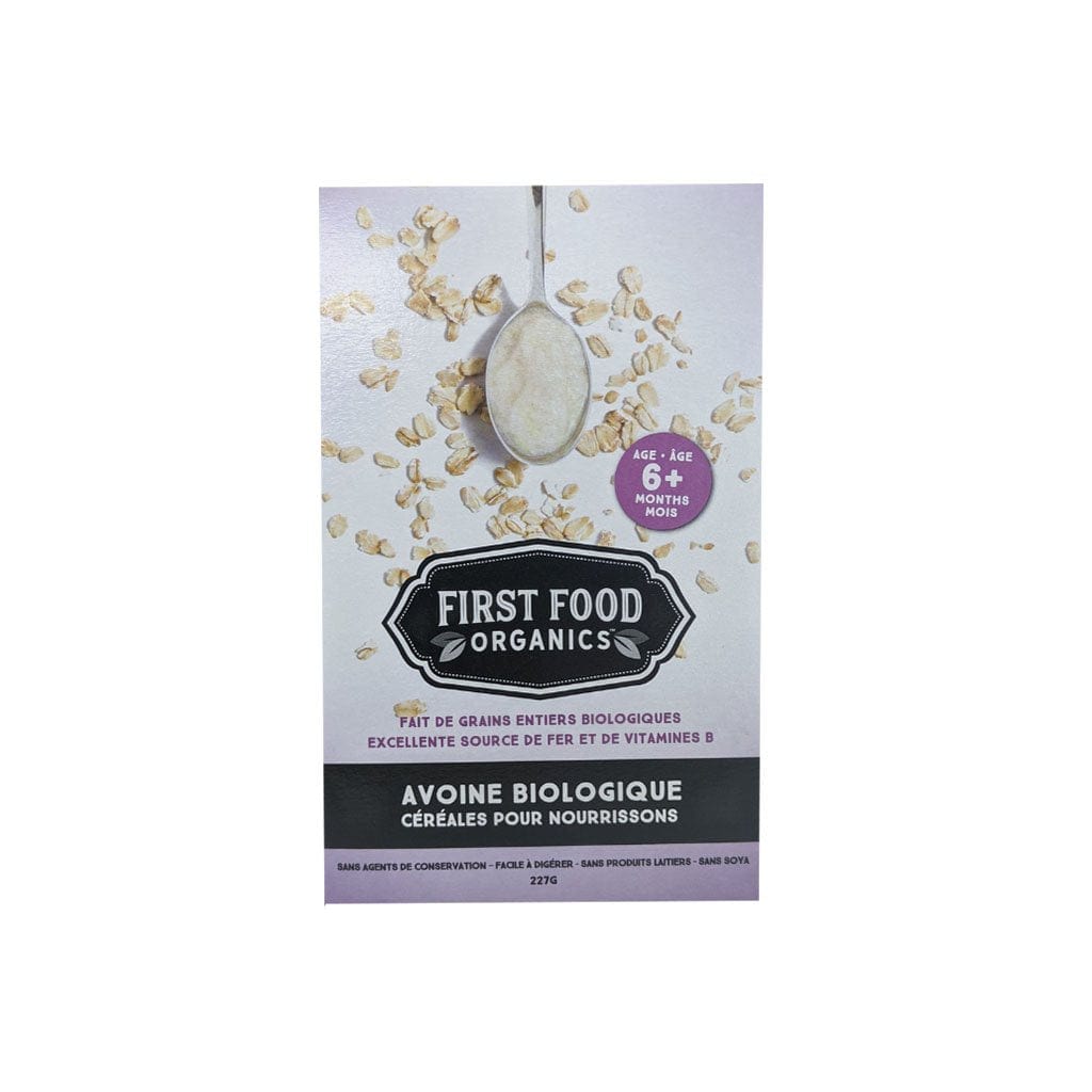 FIRST FOOD Épicerie Céréales pour bébés avoine biologique 227g