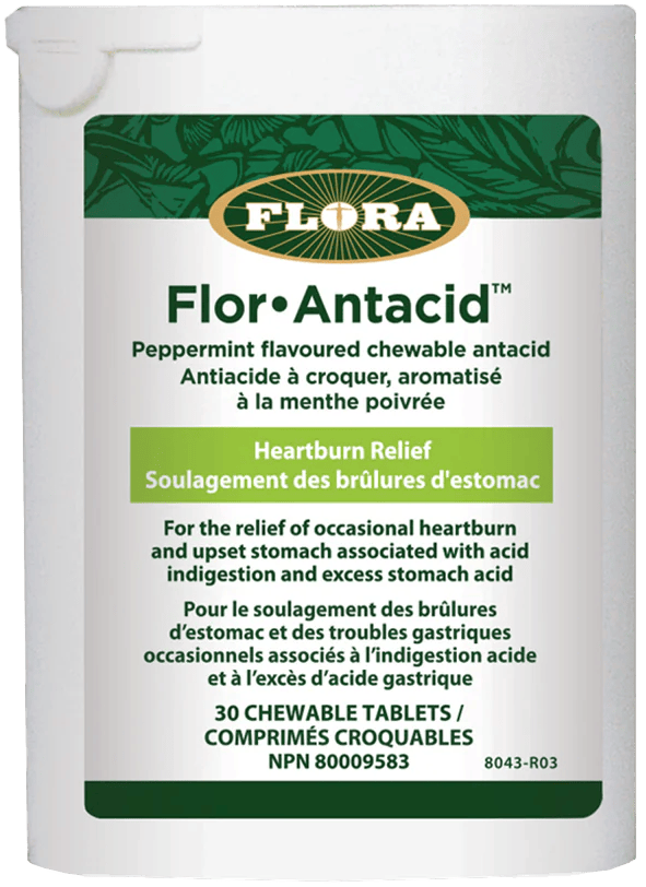 FLORA Suppléments Antacid (à croquer) 30comp