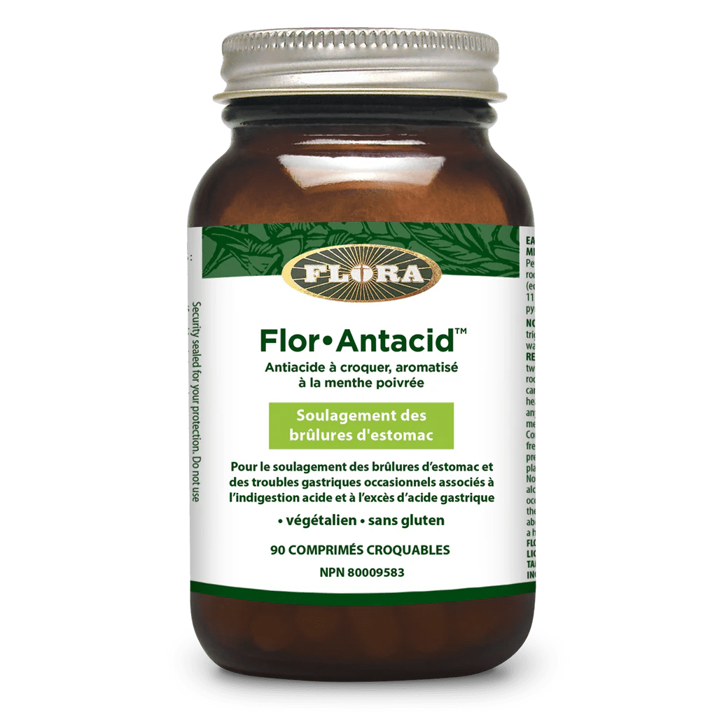 FLORA Suppléments Antacid (à croquer) 90comp