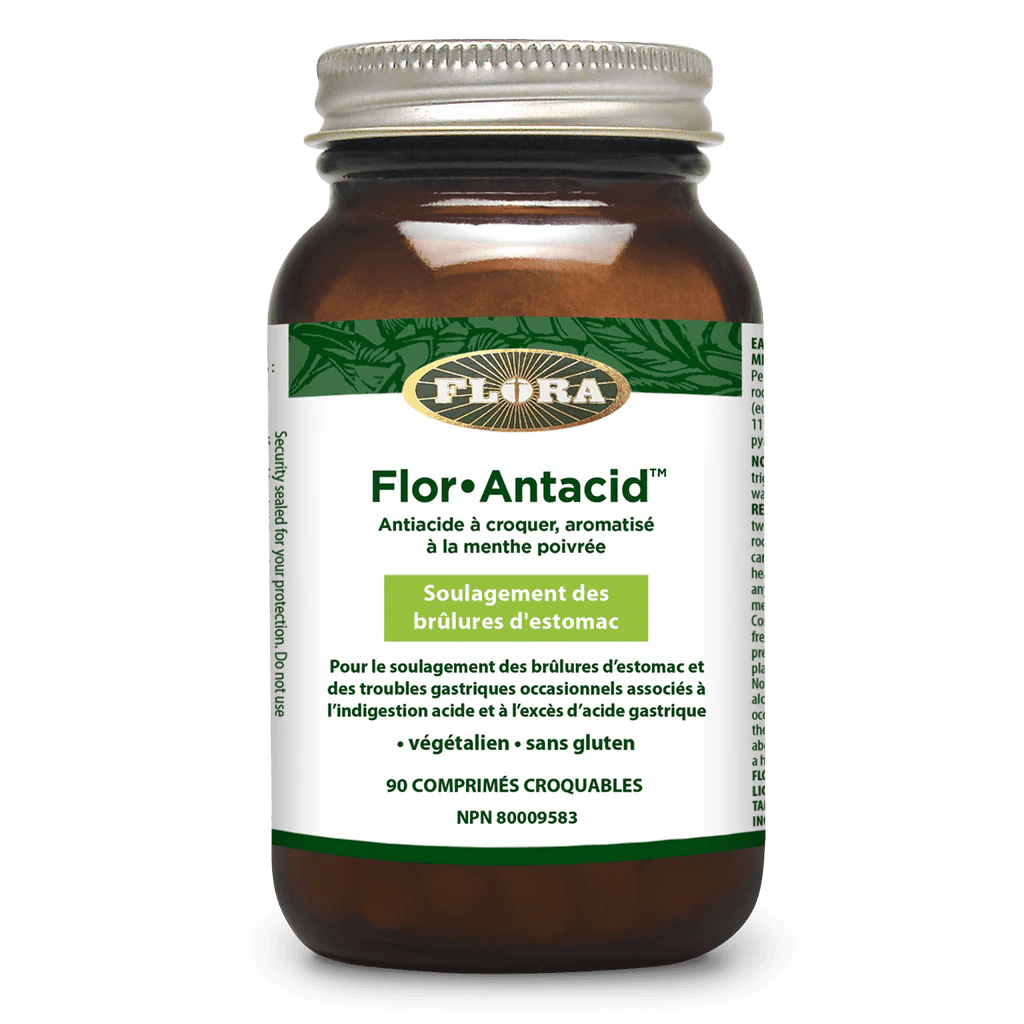 FLORA Suppléments Antacid (à croquer) 90comp