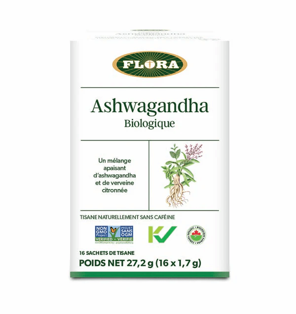 FLORA Suppléments Ashwagandha bio 16s