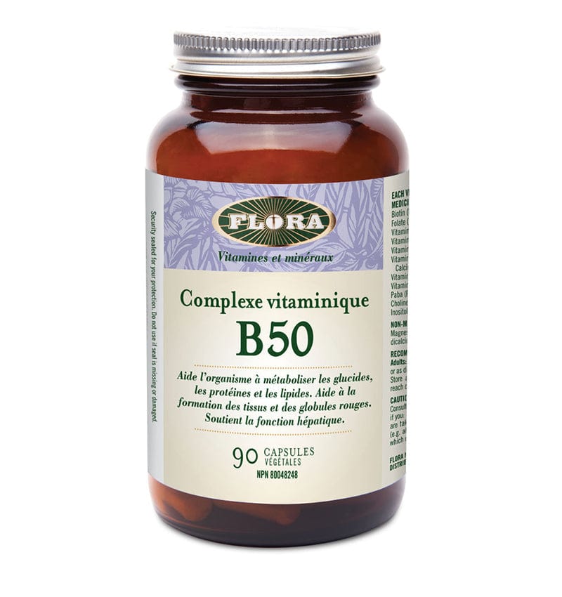 FLORA Suppléments B-complex 50 90caps
