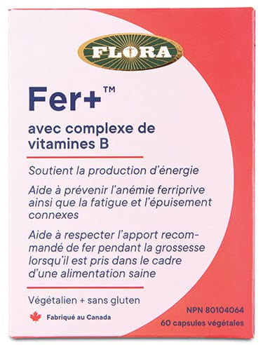 FLORA Suppléments Fer +  60vcaps