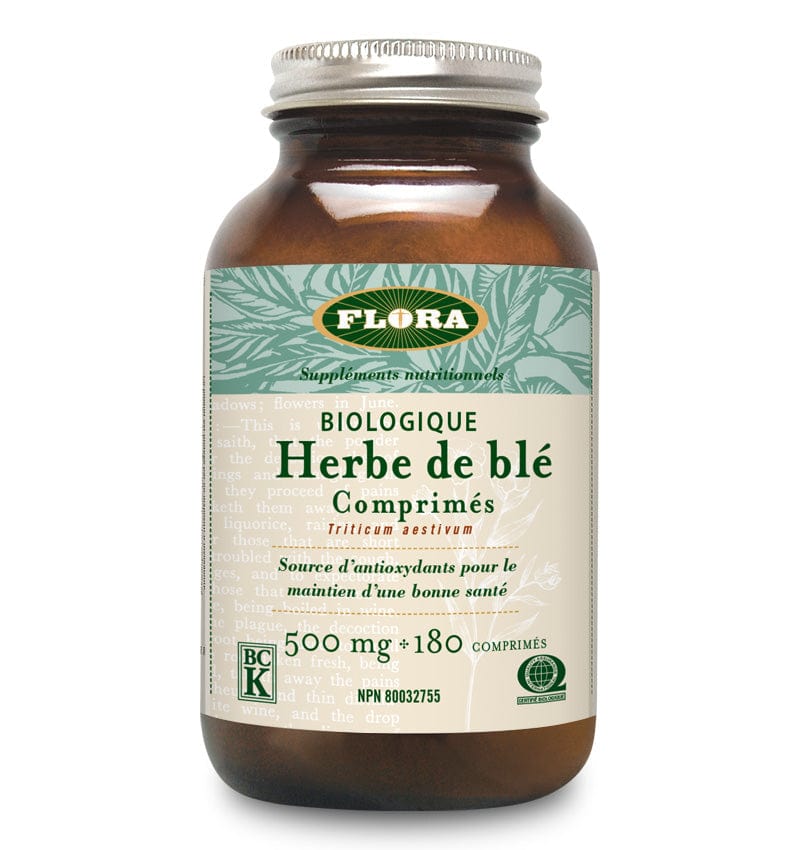 FLORA Suppléments Herbe de blé 180comp