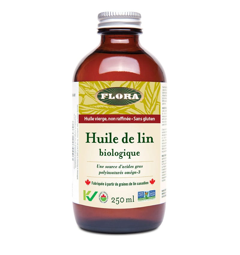 FLORA Suppléments Huile de lin bio (sans OGM) 250ml