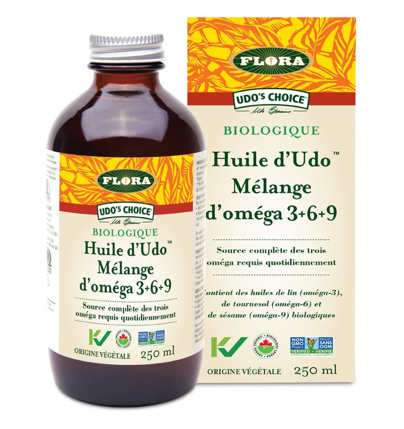 FLORA Suppléments Huile UDO 3-6-9 250ml
