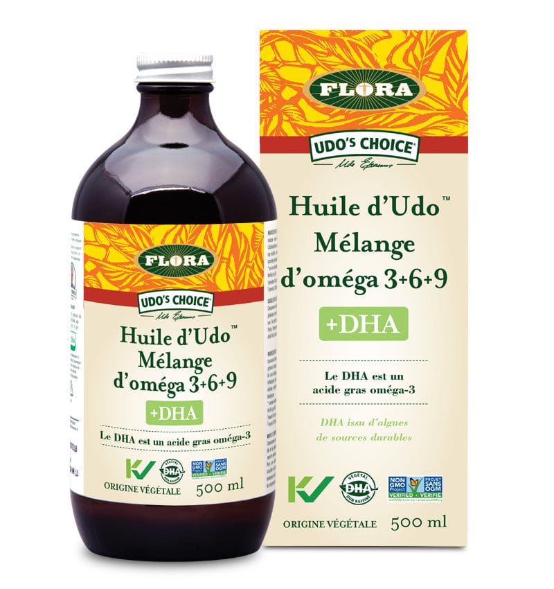 FLORA Suppléments Huile UDO 3-6-9 500ml