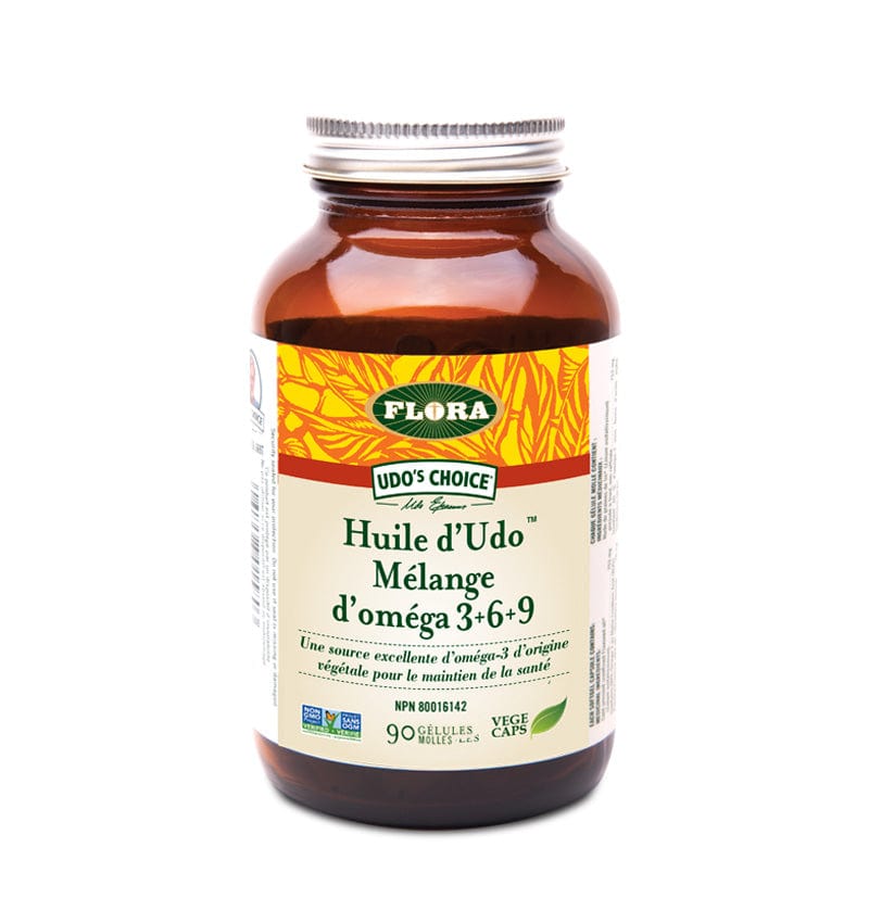 FLORA Suppléments Huile UDO 3-6-9 90caps