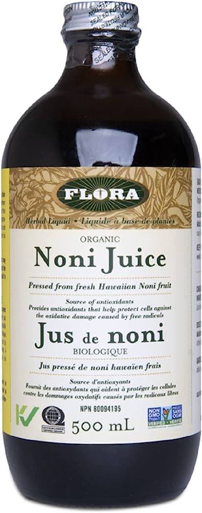 FLORA Suppléments Jus de noni bio  500ml