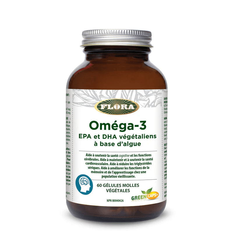 FLORA Suppléments Oméga-3 60gel