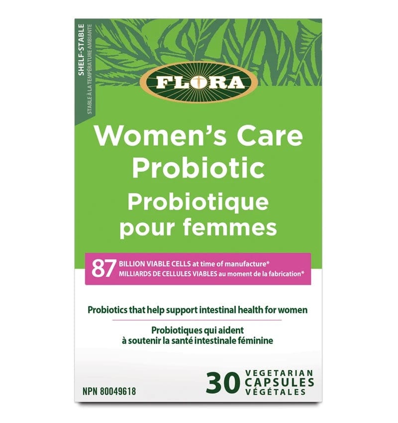 FLORA Suppléments Probiotiques pour femmes 30caps
