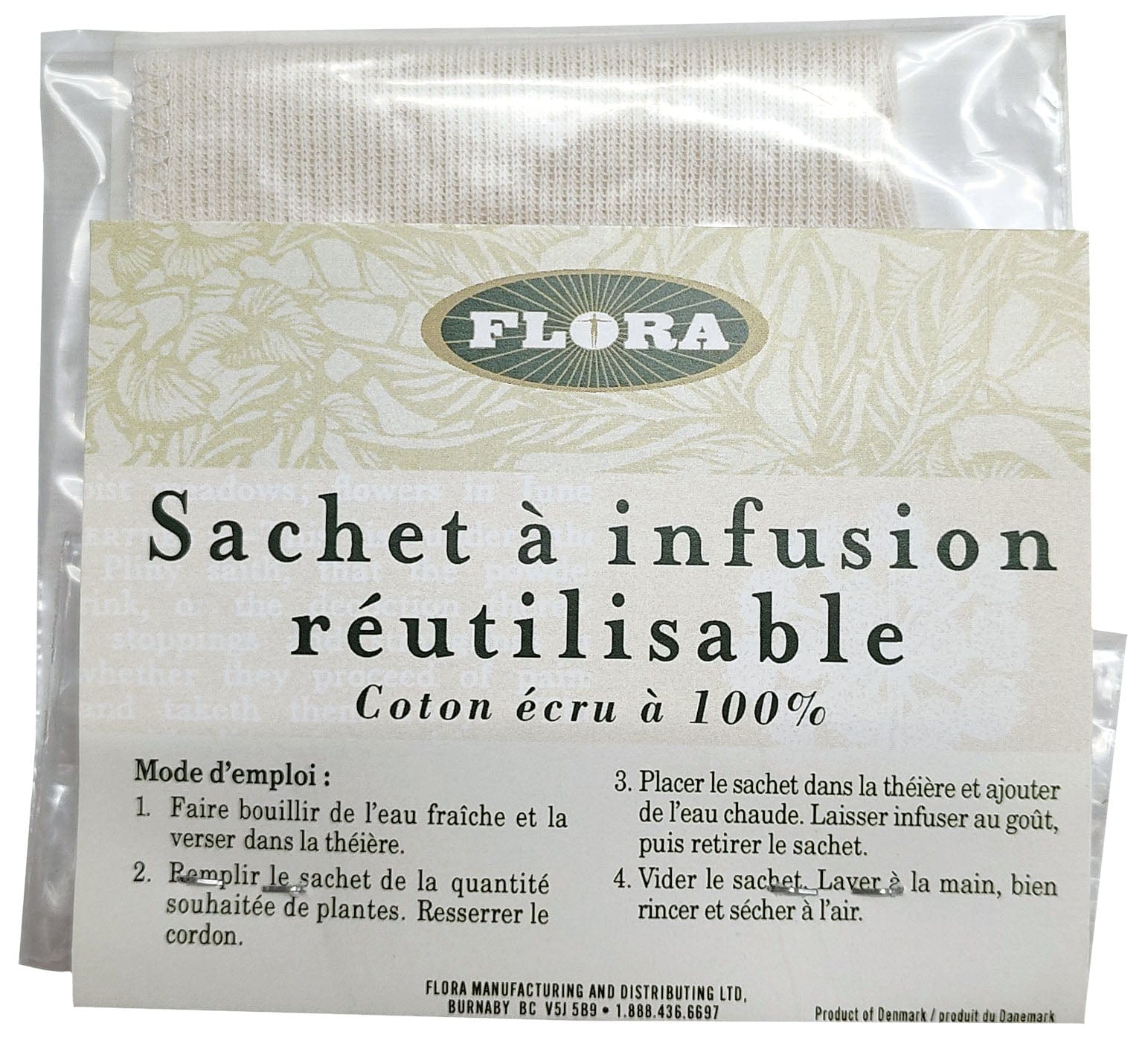 FLORA Suppléments Sachet à infusion réutilisable 1un