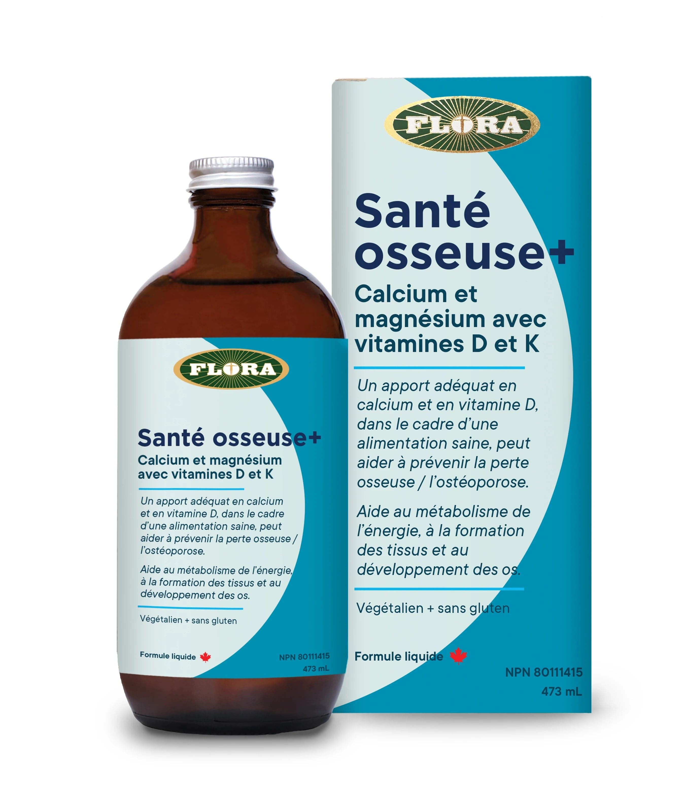 FLORA Suppléments Santé osseuse + 473ml