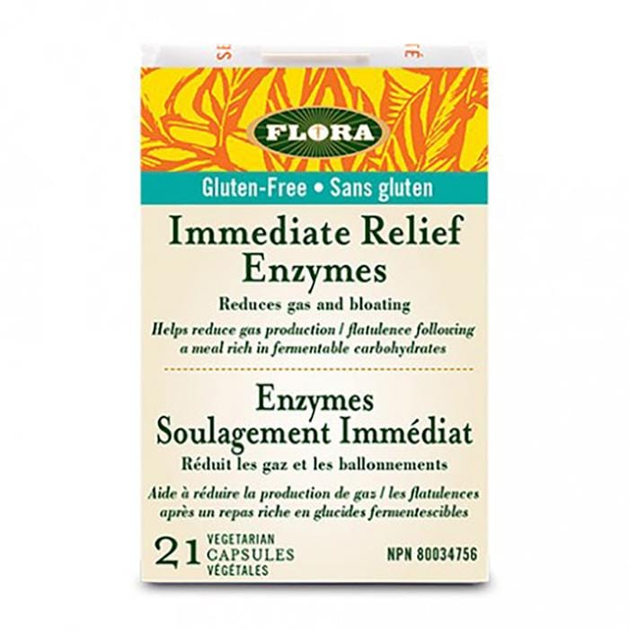 FLORA Suppléments Soulagement Immédiat (ancien enzymes digestifs suprêmes) 21vcaps