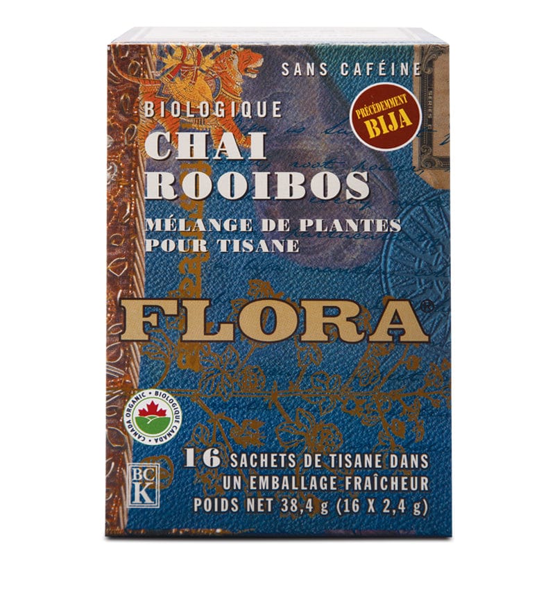 FLORA Suppléments Tisane chai rooibos bio 16s