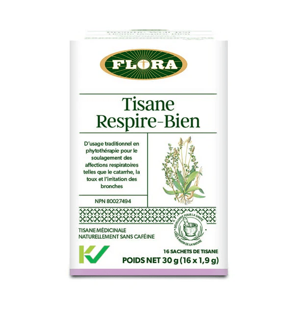FLORA Suppléments Tisane Respire bien 16s