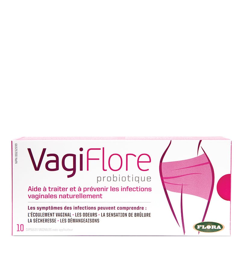 FLORA Suppléments VagiFlore probiotiques 10caps-vag