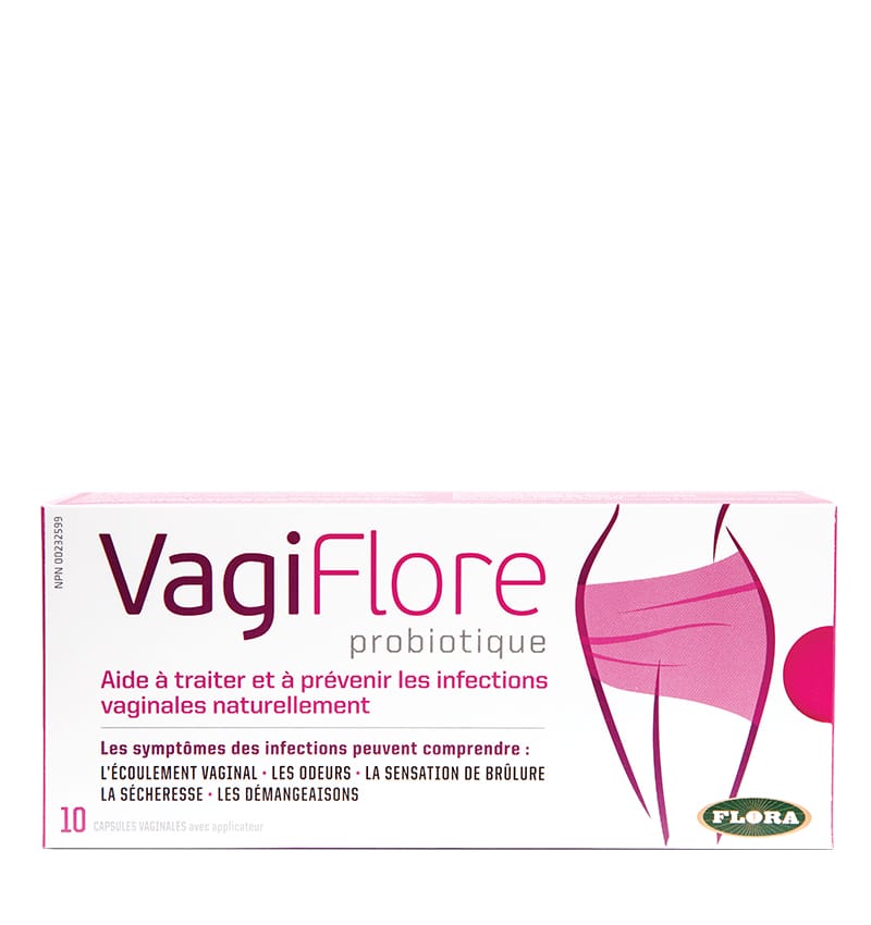 FLORA Suppléments VagiFlore probiotiques 10caps-vag