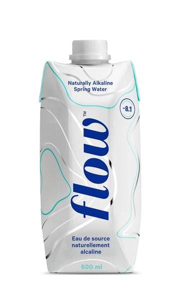 FLOW Épicerie Eau de source alcaline 500ml