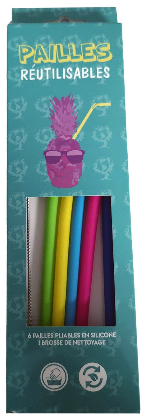 FLVR DISTRIBUTION Épicerie Pailles réutilisables 6un
