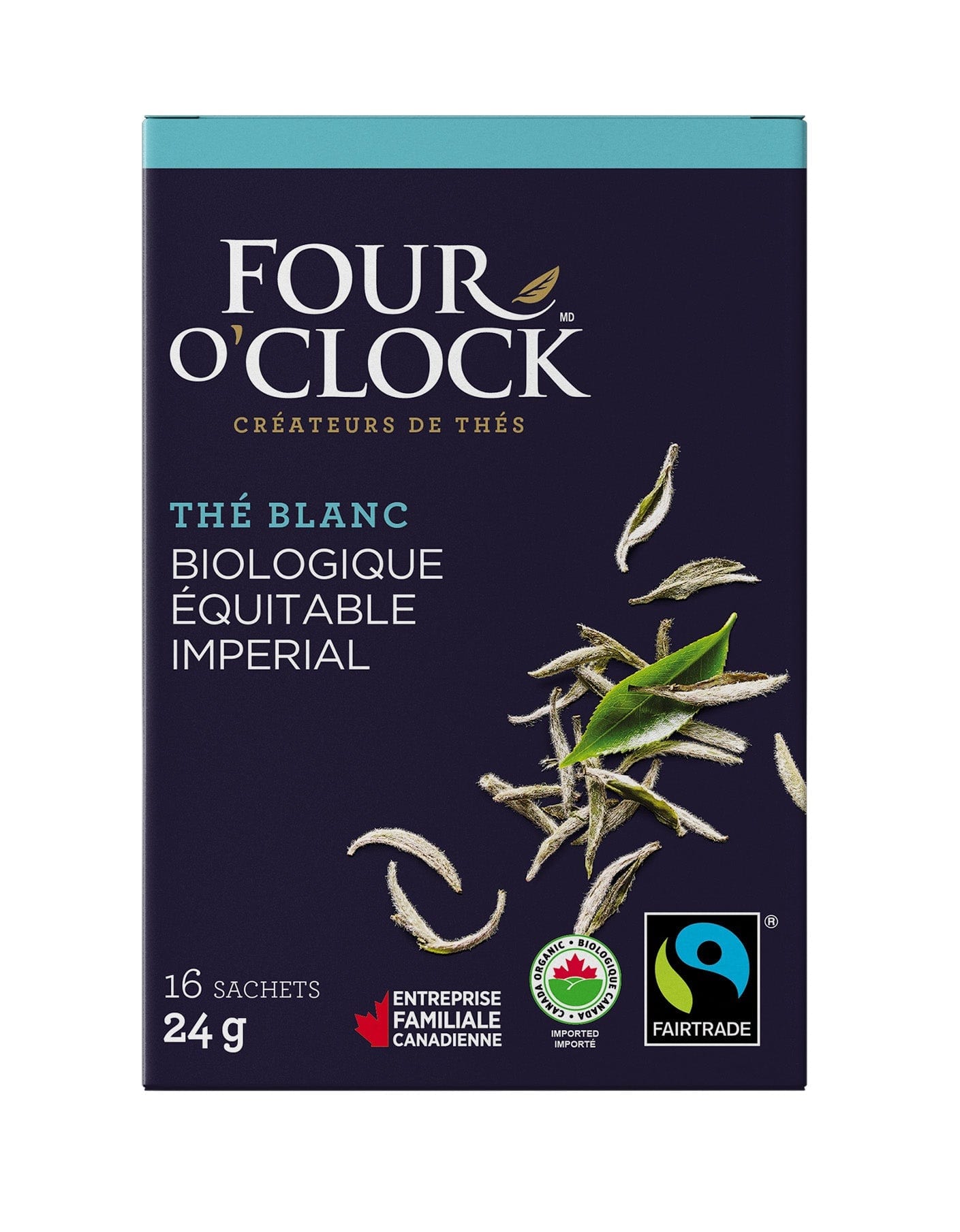 FOUR O'CLOCK Épicerie Thé blanc impérial bio 16s