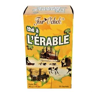 FOUR O'CLOCK Épicerie Thé noir à l'érable 20s